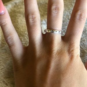 Size 6 James Avery anchor of hope stacked ring